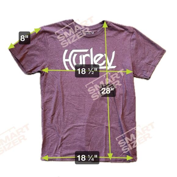 Hurley Maroon Men’s TShirt Size M Logo Heathered Premium Fit - Picture 4 of 4
